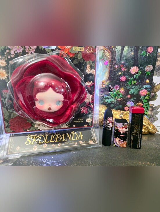 MAC Cosmetics Other - MAC × Skullpanda Powder kiss liptick bundle set limited edition.